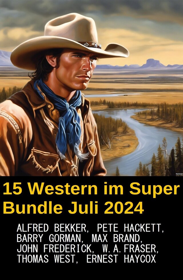 Boekomslag van 15 Western im Super Bundle Juli 2024