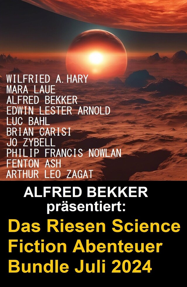 Book cover for Das Riesen Science Fiction Abenteuer Bundle Juli 2024