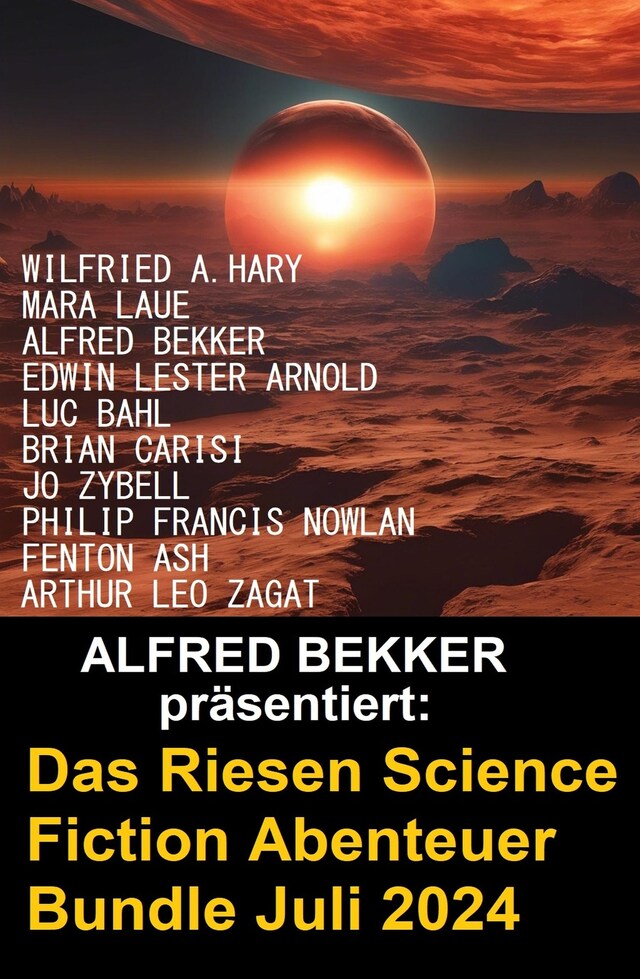 Buchcover für Das Riesen Science Fiction Abenteuer Bundle Juli 2024