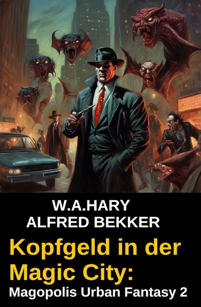 Book cover for Kopfgeld in der Magic City: Magopolis Urban Fantasy 2