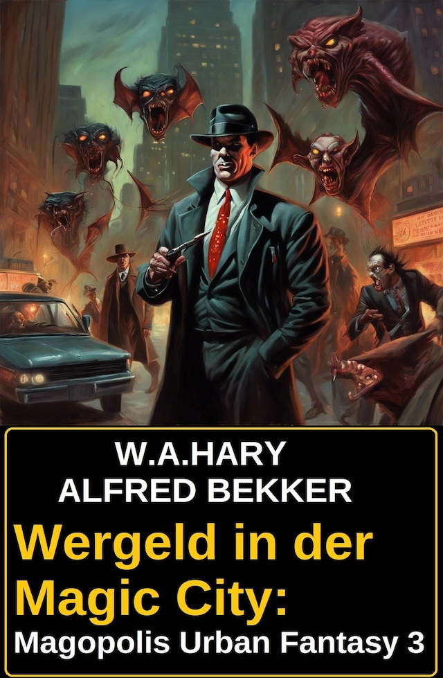 Book cover for Wergeld in der Magic City: Magopolis Urban Fantasy 3