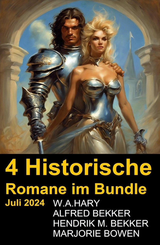 Boekomslag van 4 Historische Romane im Bundle Juli 2024