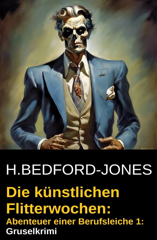 Book cover for Die künstlichen Flitterwochen: Abenteuer einer Berufsleiche 1: Gruselkrimi