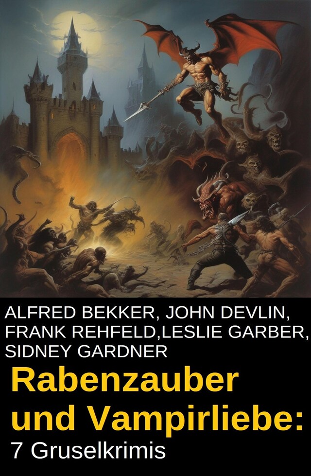 Buchcover für Rabenzauber und Vampirliebe: 7 Gruselkrimis