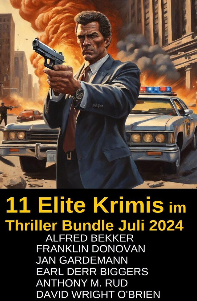 Bogomslag for 11 Elite Krimis im Thriller Bundle Juli 2024