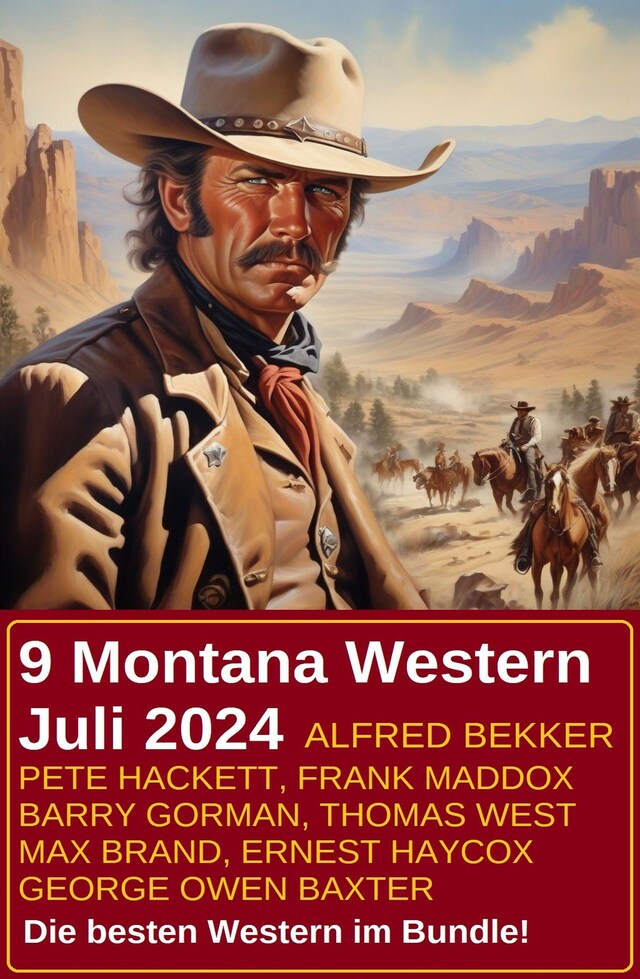 Book cover for 9 Montana Western Juli 2024