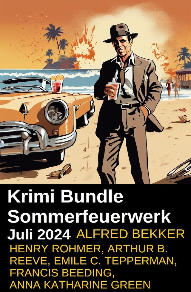 Buchcover für Krimi Bundle Sommerfeuerwerk Juli 2024