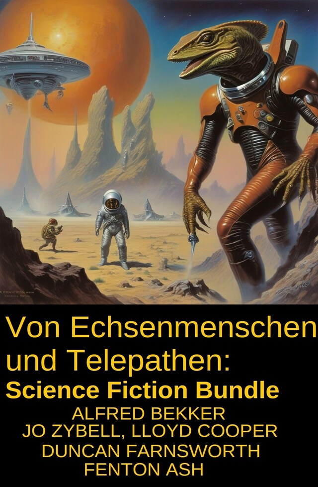 Book cover for Von Echsenmenschen und Telepathen: Science Fiction Bundle