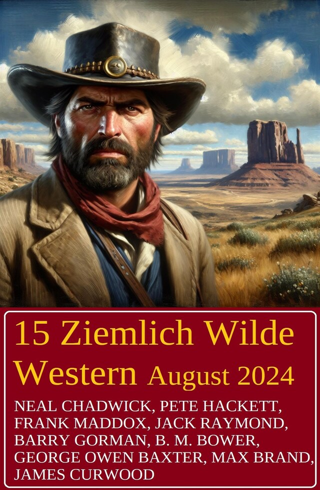 Book cover for 15 Ziemlich Wilde Western August 2024