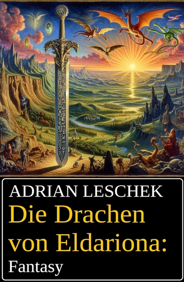 Buchcover für Die Drachen von Eldariona: Fantasy