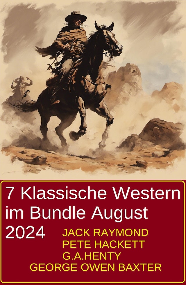 Buchcover für 7 Klassische Western im Bundle August 2024