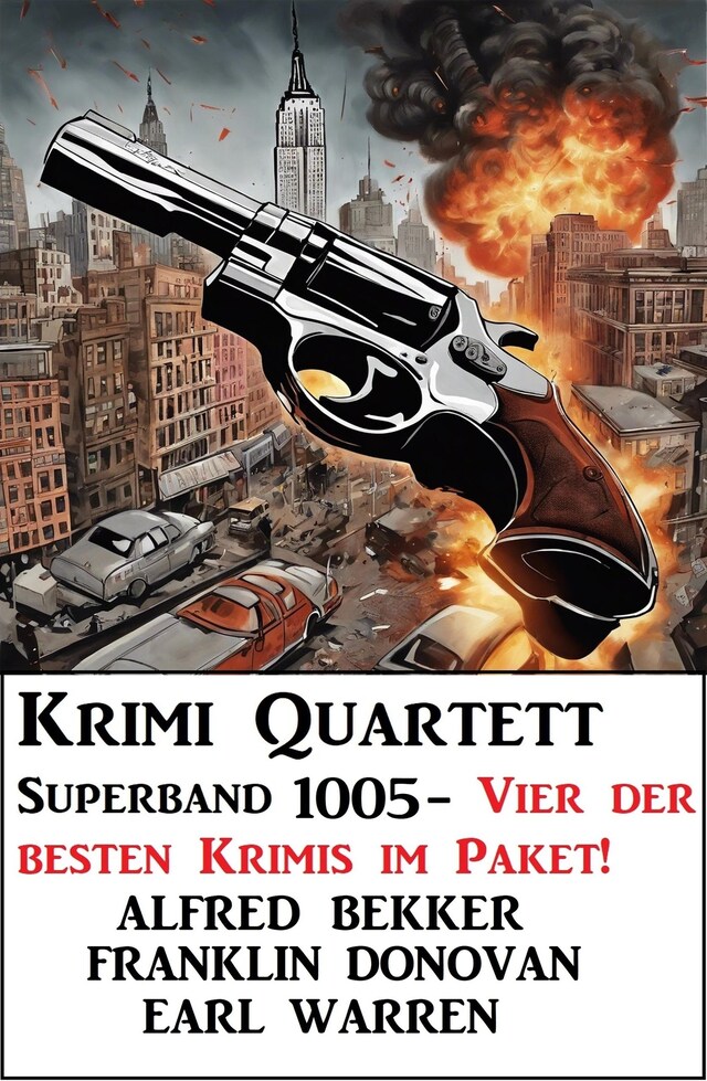 Buchcover für Krimi Quartett Superband 1005 - Vier der besten Krimis im Paket!