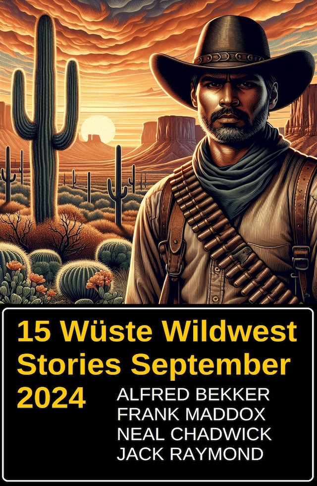 Book cover for 15 Wüste Wildwest Stories September 2024