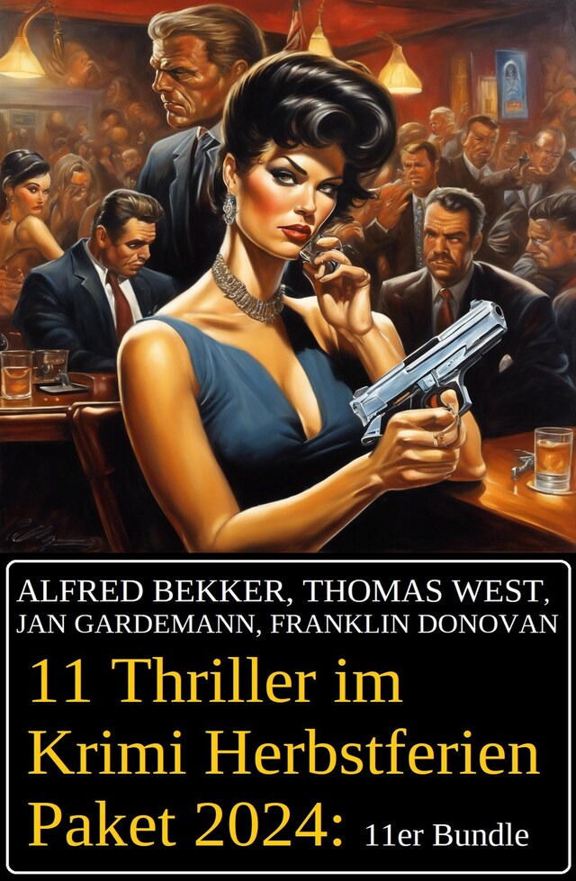 Buchcover für 11 Thriller im Krimi Herbstferien Paket 2024: 11er Bundle