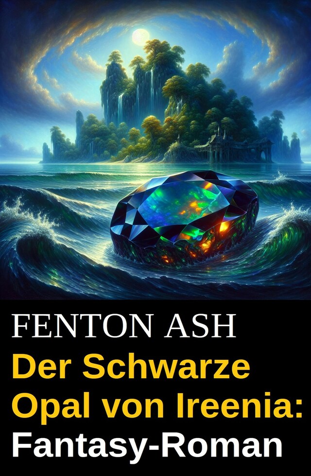 Buchcover für Der Schwarze Opal von Ireenia: Fantasy-Roman