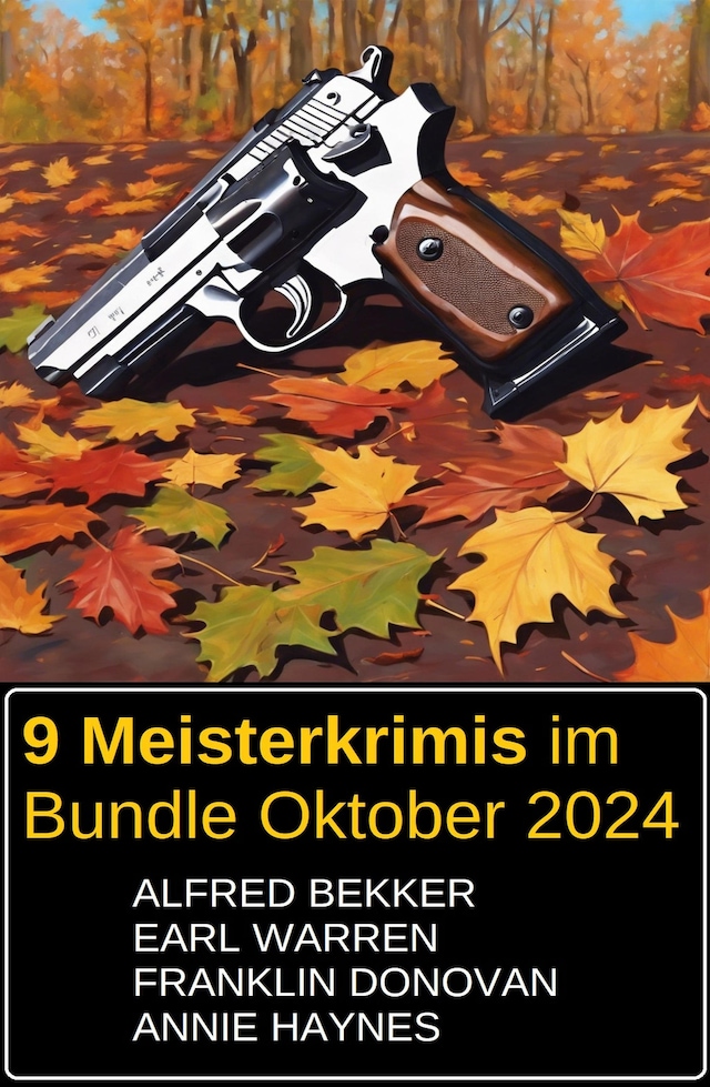 Okładka książki dla 9 Meisterkrimis im Bundle Oktober 2024