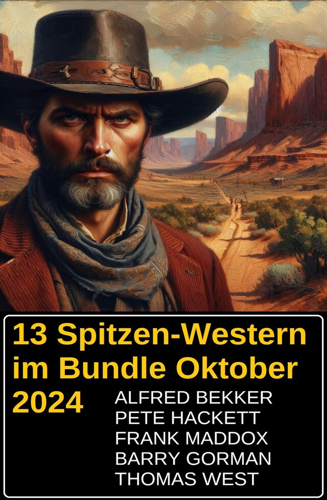 Boekomslag van 13 Spitzen-Western im Bundle Oktober 2024