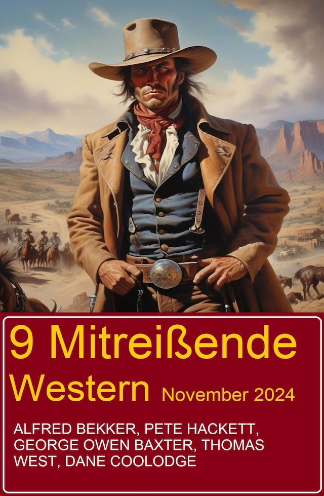 Book cover for 9 Mitreißende Western November 2024