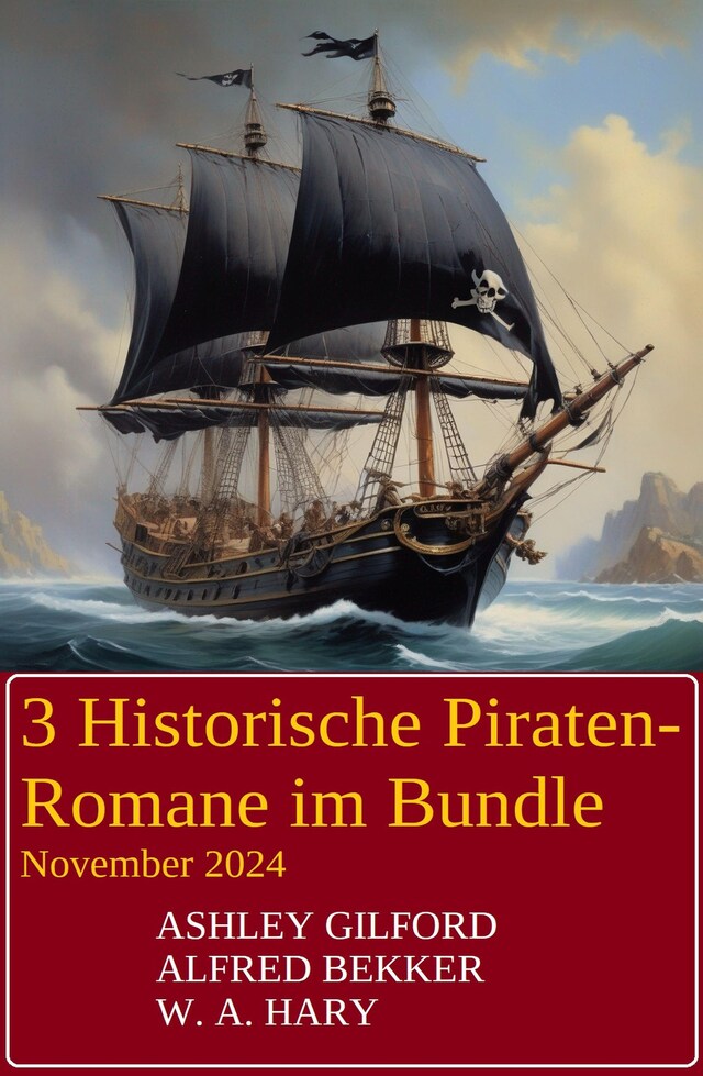 Bogomslag for 3 Historische Piraten-Romane im Bundle November 2024