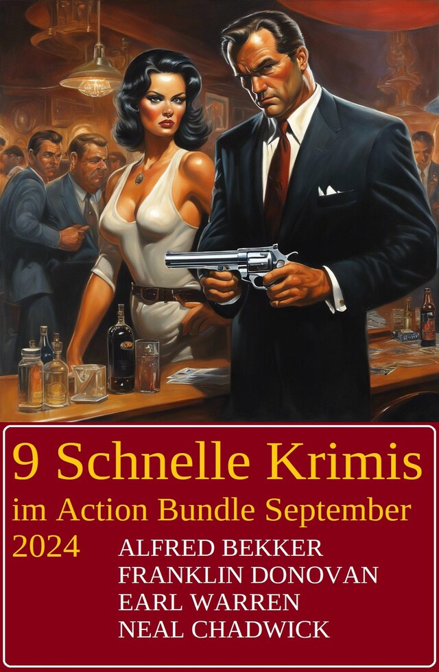 Boekomslag van 9 Schnelle Krimis im Action Bundle September 2024