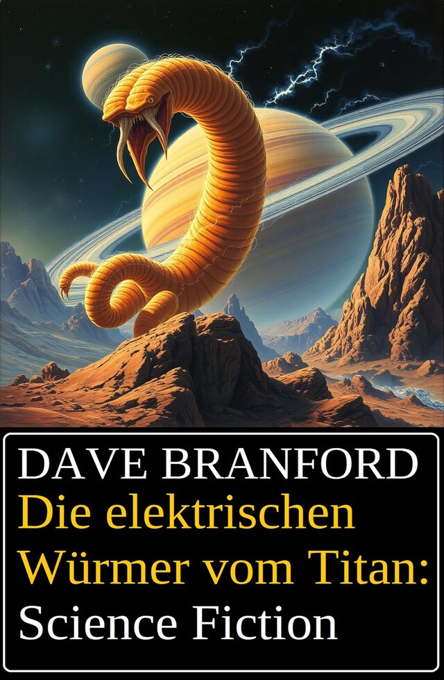 Buchcover für Die elektrischen Würmer vom Titan: Science Fiction