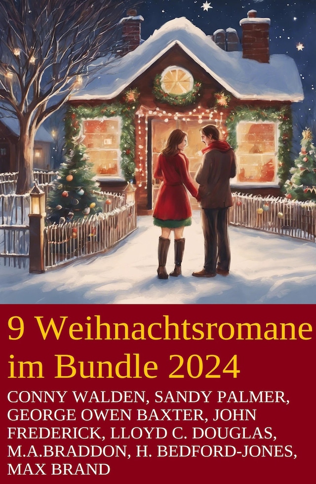 Bogomslag for 9 Weihnachtsromane im Bundle 2024