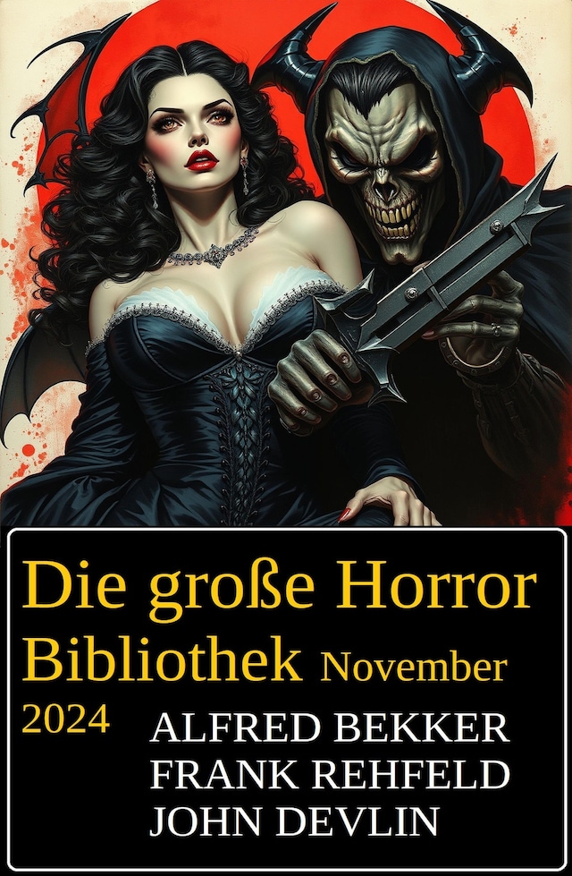 Book cover for Die große Horror Bibliothek November 2024