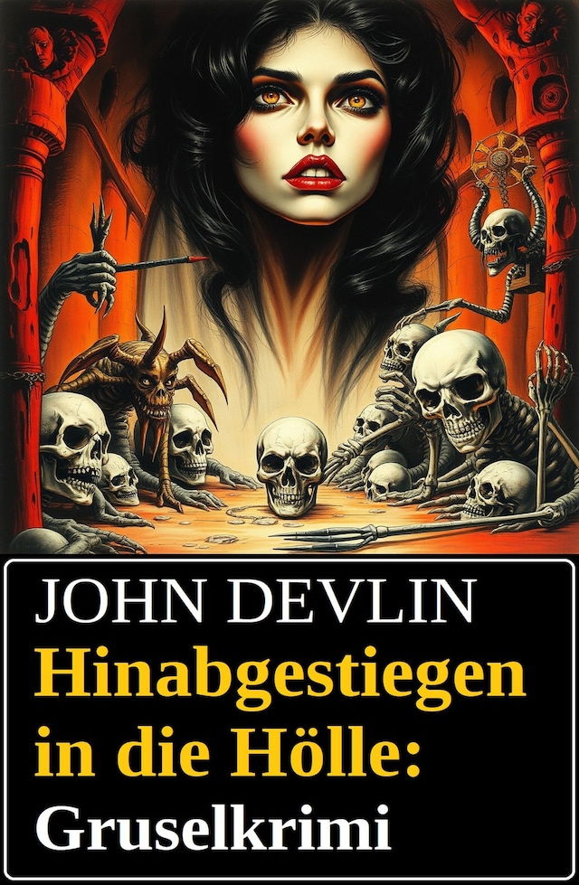 Book cover for Hinabgestiegen in die Hölle: Gruselkrimi