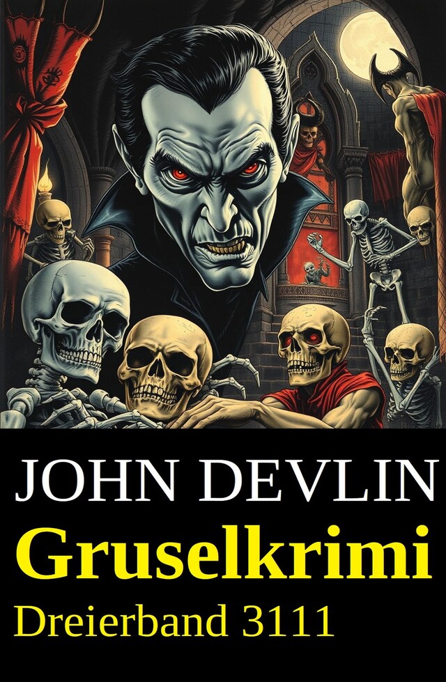 Book cover for Gruselkrimi Dreierband 3111