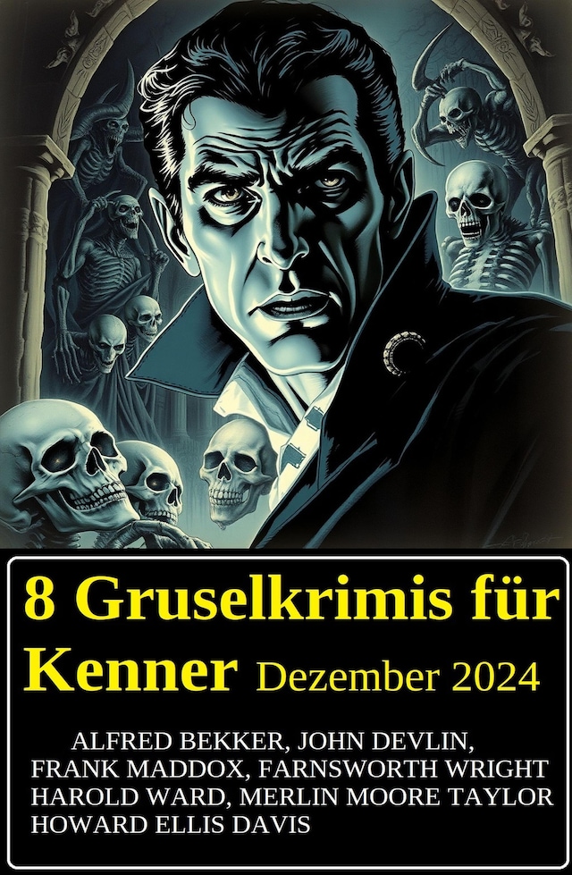 Book cover for 8 Gruselkrimis für Kenner Dezember 2024