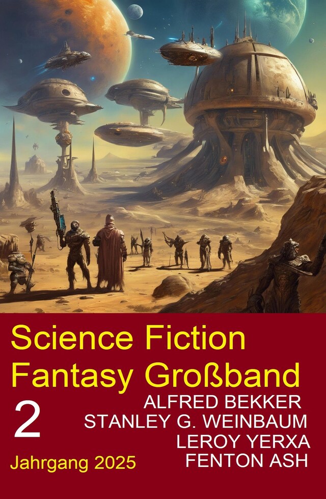 Bogomslag for Science Fiction Fantasy Großband 2 Jahrgang 2025