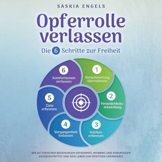 Opferrolle verlassen – Die 6 Schritte zur Freiheit: Wie du toxischen Beziehungen entkommst, Mobbing und Vorurteilen entgegentrittst und dein Leben zum Positiven veränderst als Hörbuch