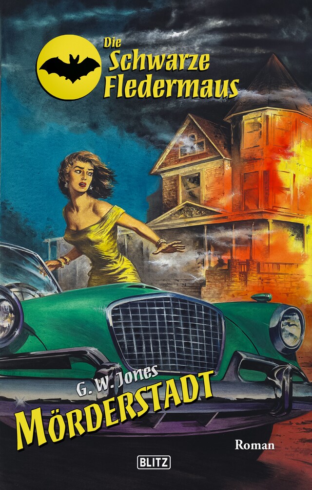 Book cover for Die schwarze Fledermaus 59: Mörderstadt