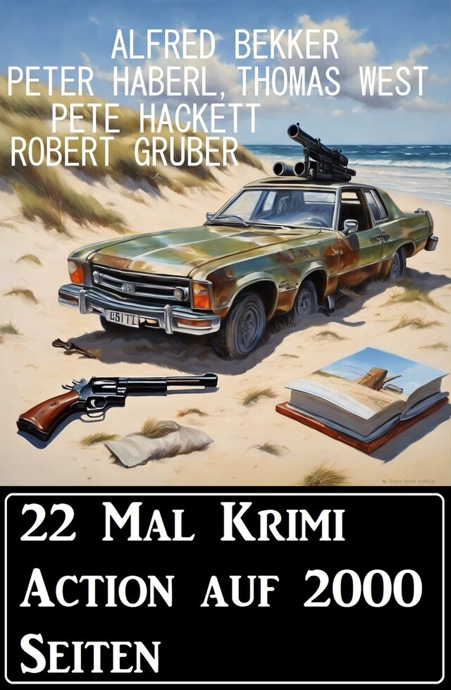 Book cover for 22 Mal Krimi Action auf 2000 Seiten