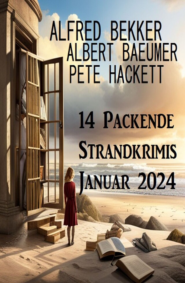 Book cover for 14 Packende Strandkrimis Januar 2024