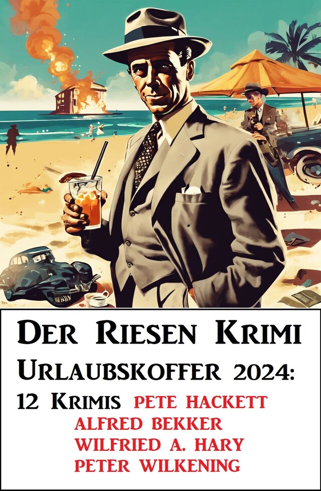 Buchcover für Der Riesen Krimi Urlaubskoffer 2024: 12 Krimis