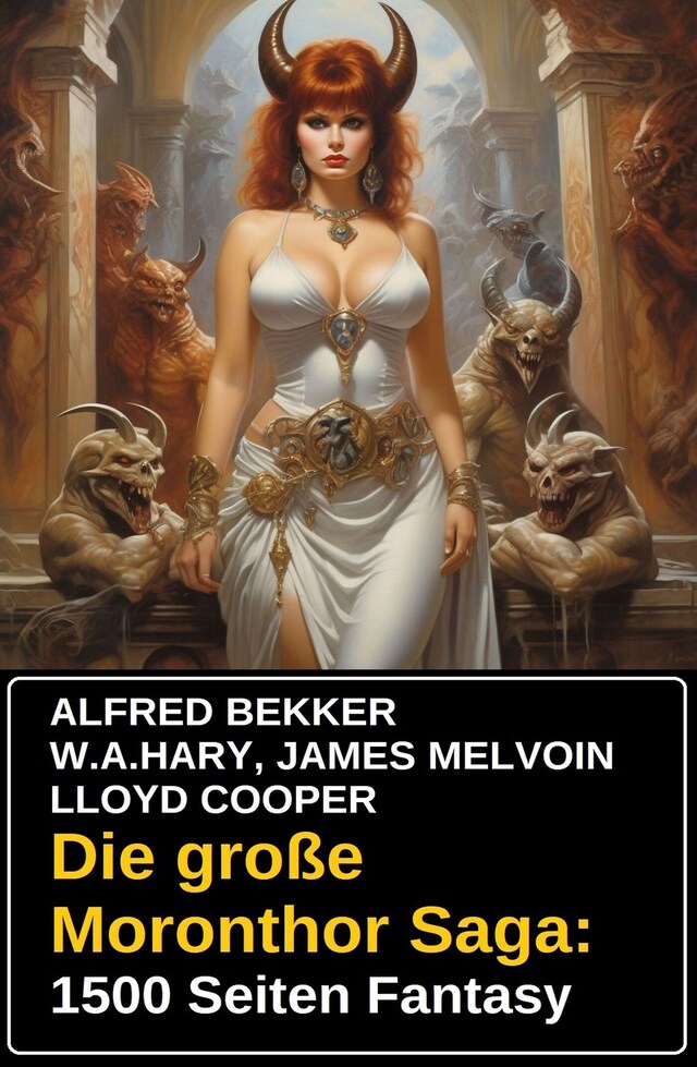 Book cover for Die große Moronthor Saga: 1500 Seiten Fantasy