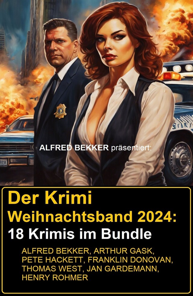 Buchcover für Der Krimi Weihnachtsband 2024: 18 Krimis im Bundle