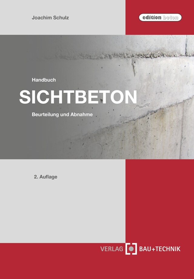 Buchcover für Handbuch Sichtbeton