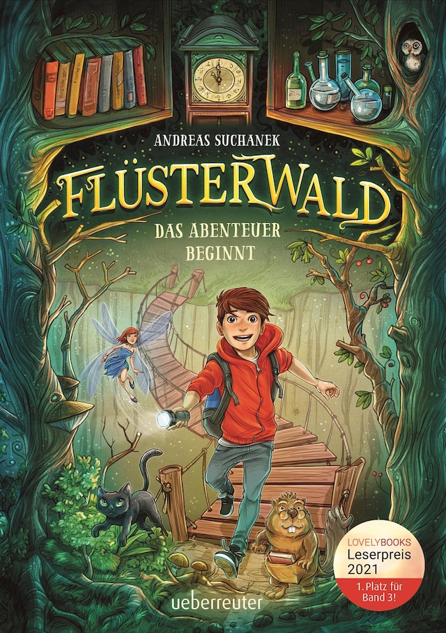 Buchcover für Flüsterwald - Das Abenteuer beginnt (Flüsterwald, Staffel I, Bd. 1)