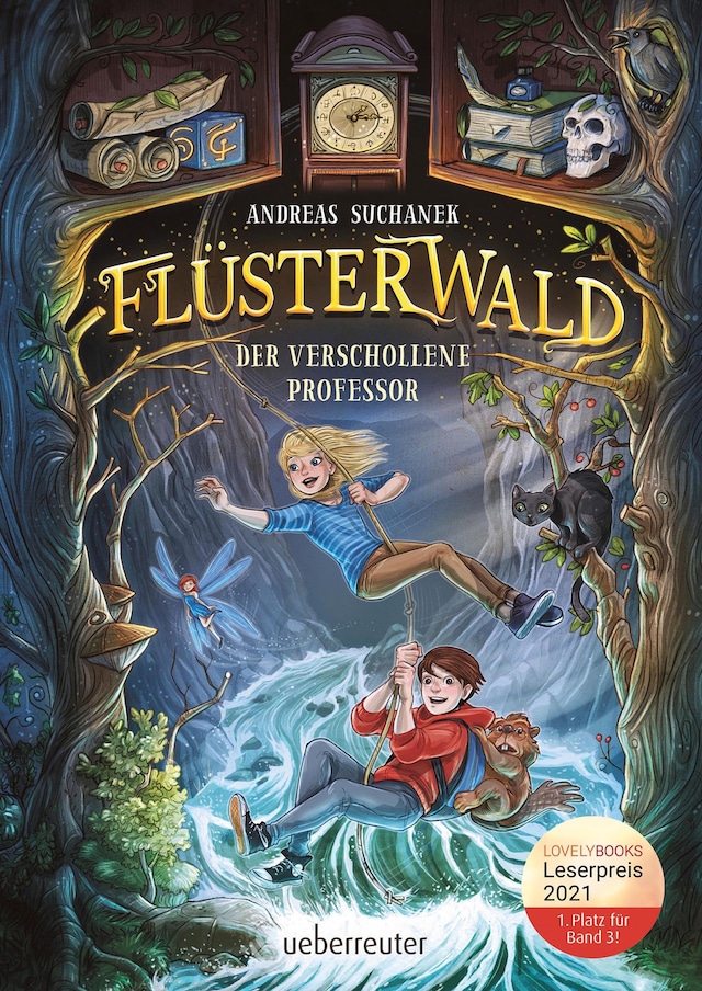 Book cover for Flüsterwald - Der verschollene Professor (Flüsterwald, Staffel I, Bd. 2)