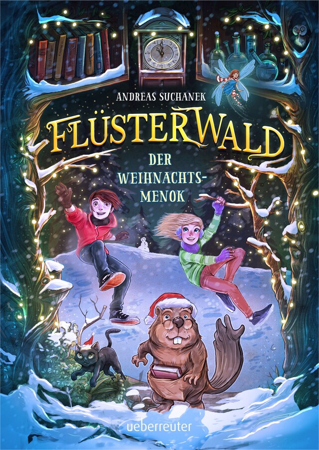 Copertina del libro per Flüsterwald - Der Weihnachtsmenok (kostenlose Kurzgeschichte)