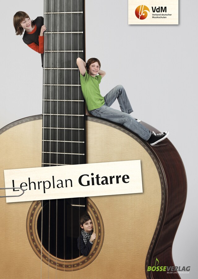 Buchcover für Lehrplan Gitarre