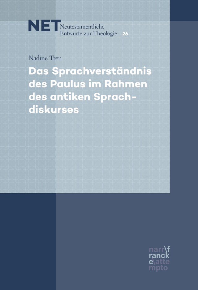 Bogomslag for Das Sprachverständnis des Paulus im Rahmen des antiken Sprachdiskurses