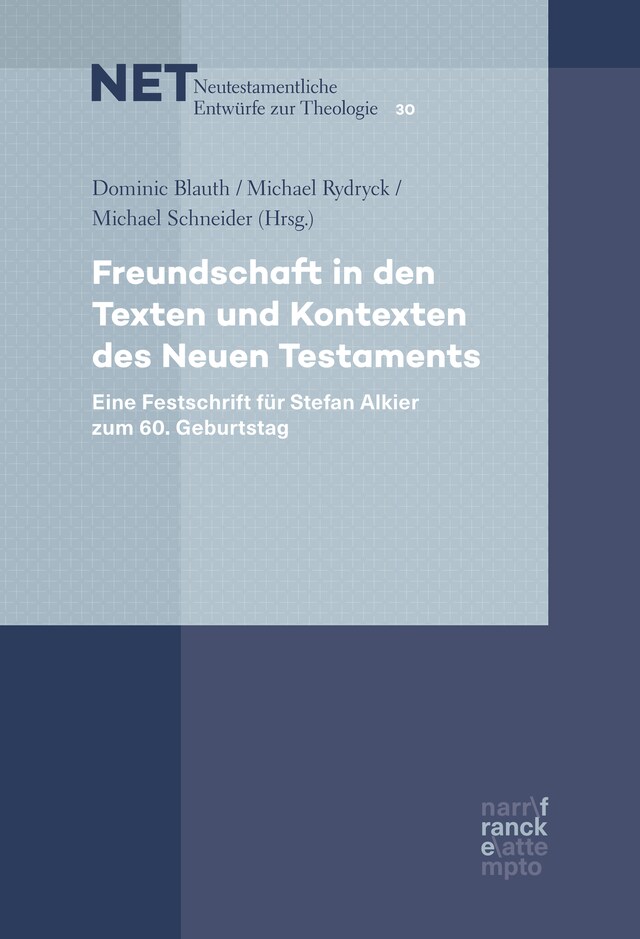 Buchcover für Freundschaft in den Texten und Kontexten des Neuen Testaments