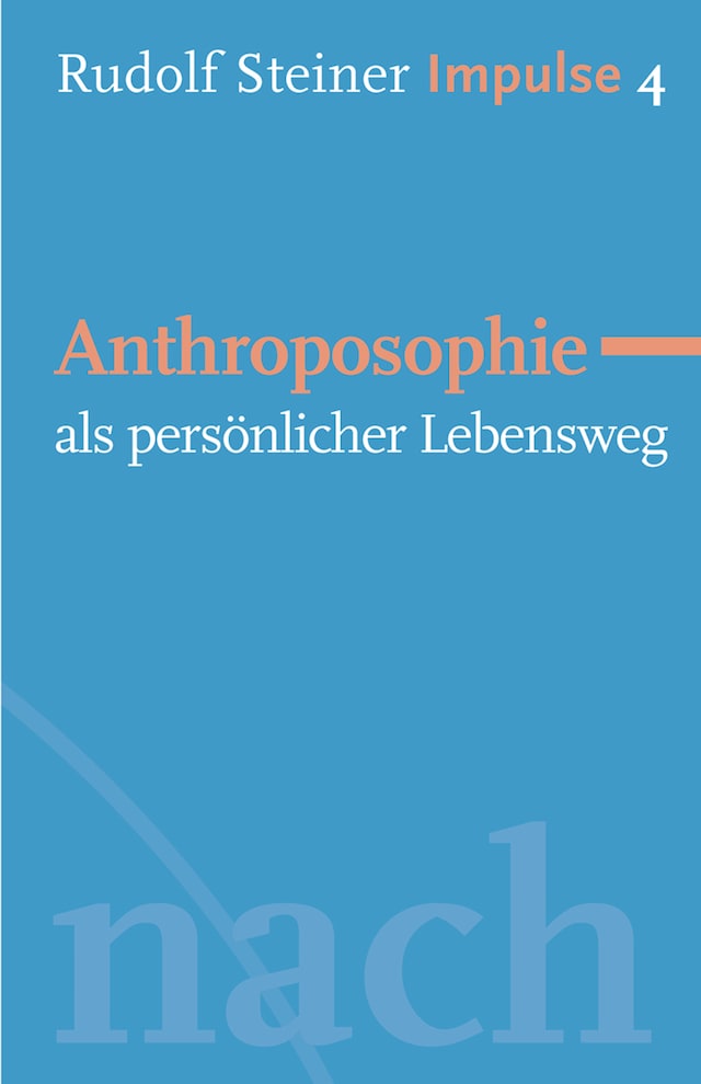 Buchcover für Anthroposophie als persönlicher Lebensweg