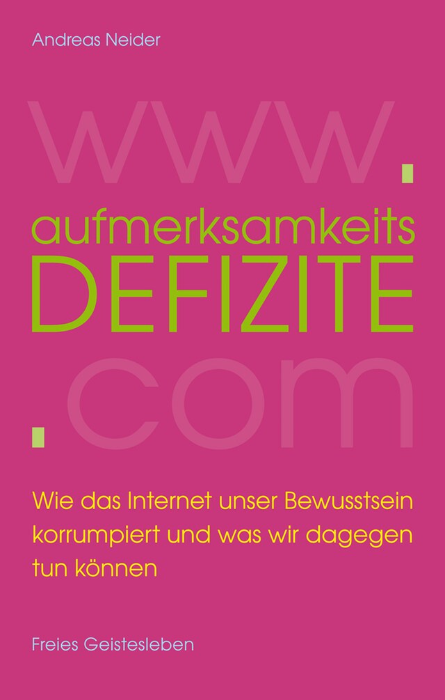 Book cover for Aufmerksamkeitsdefizite