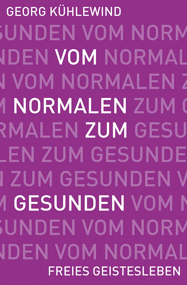 Book cover for Vom Normalen zum Gesunden