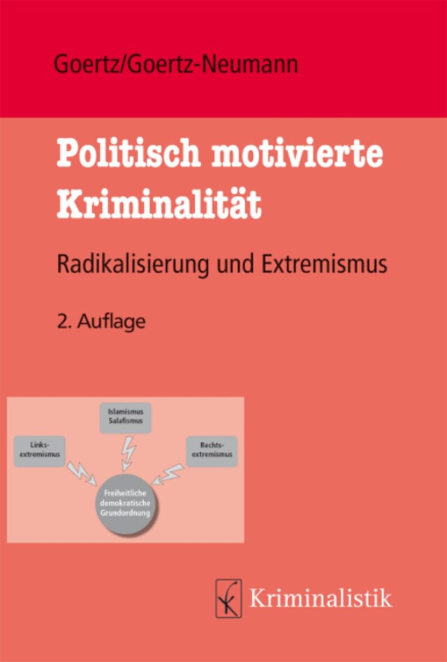 Buchcover für Politisch motivierte Kriminalität und Radikalisierung