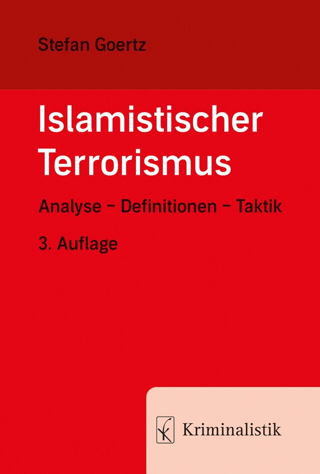 Buchcover für Islamistischer Terrorismus